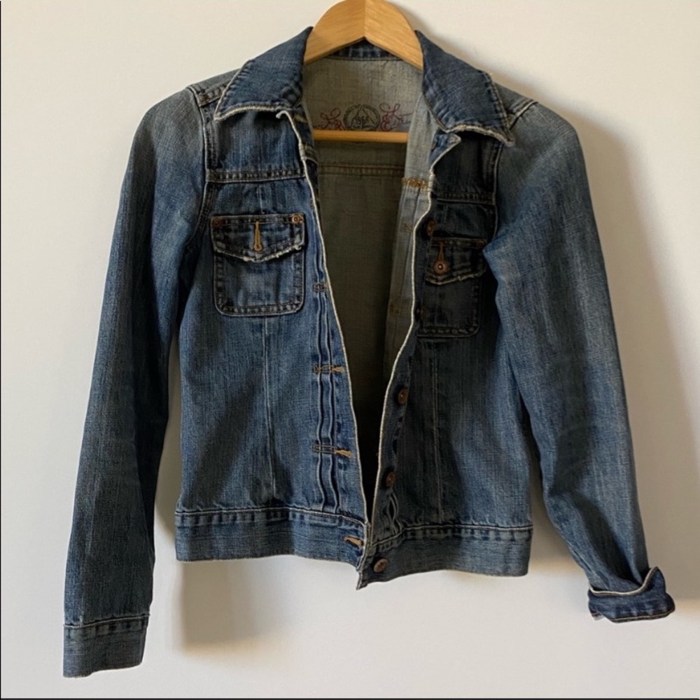 Gap 1969 Brass buttons Denim Trucker Jacket